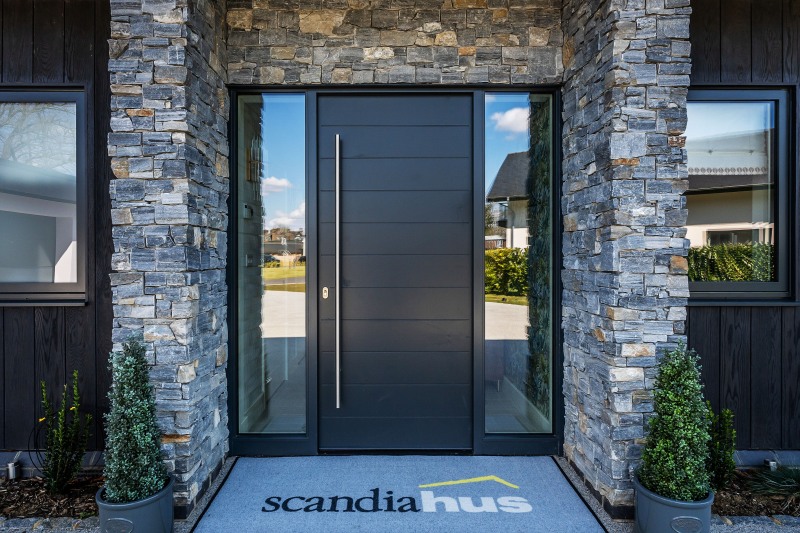 Grey Panel Front Door