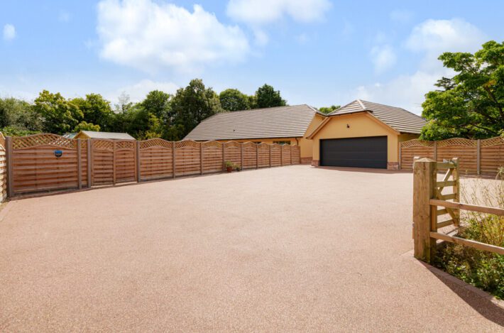 Driveway and Garage