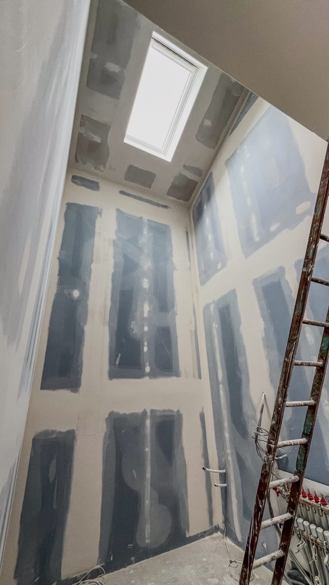 Plasterboarding