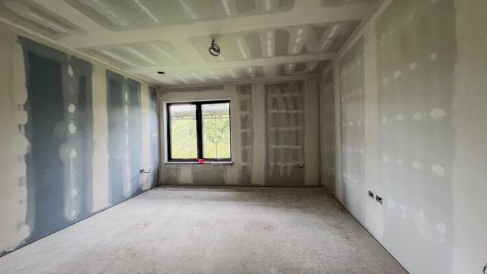 Plasterboarded Timber Frame