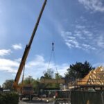Timber Frame Shell Erection