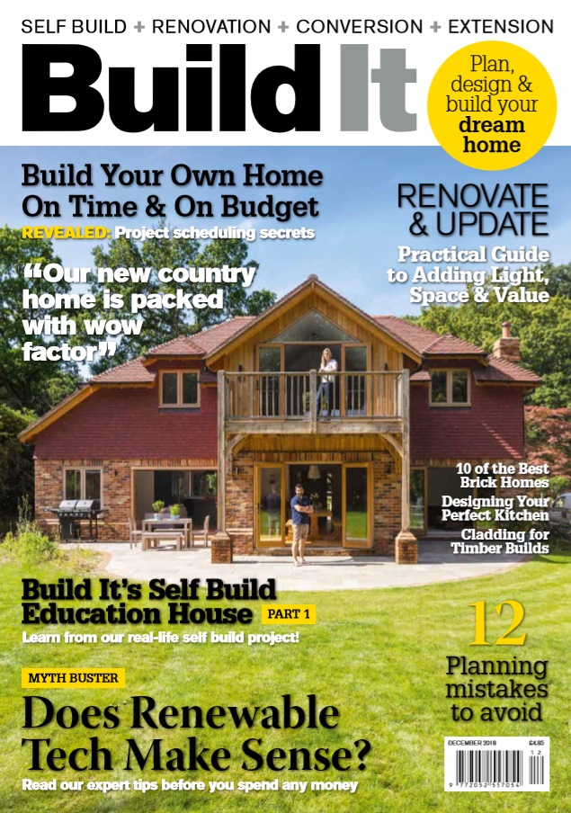 Scandia featured on front page of 'Build It' - Again! - Scandia-Hus