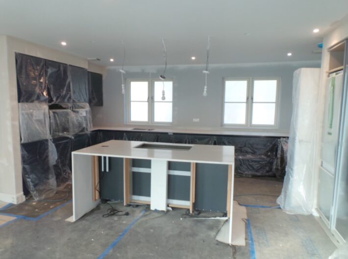 Kitchen Island Installation