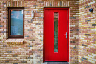 Contemporary Red Door