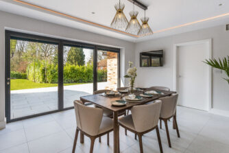 Dining Area with Bifold Doors