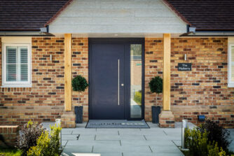 Grey Contemporary Front Door