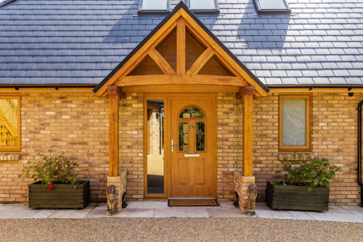 Oak Porch Entrance